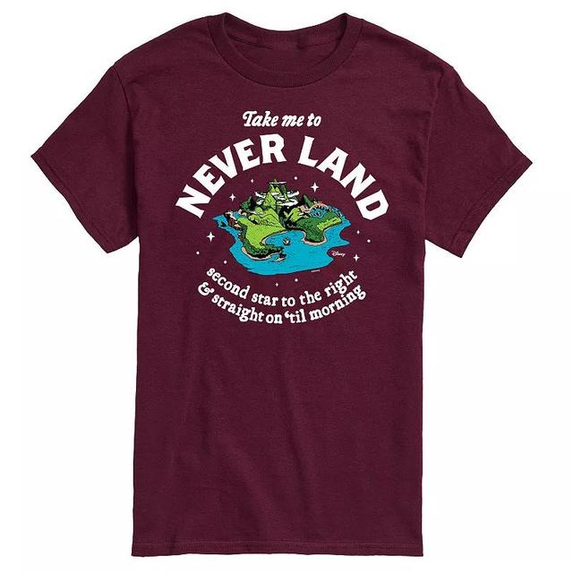 Disneys Peter Pan Mens Never Land Graphic Tee Product Image