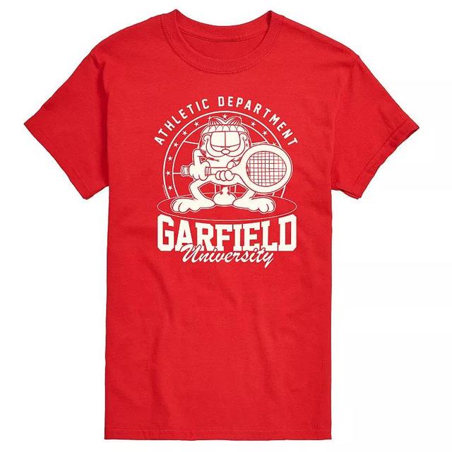 Mens Garfield Tennis Graphic Tee Blue Product Image