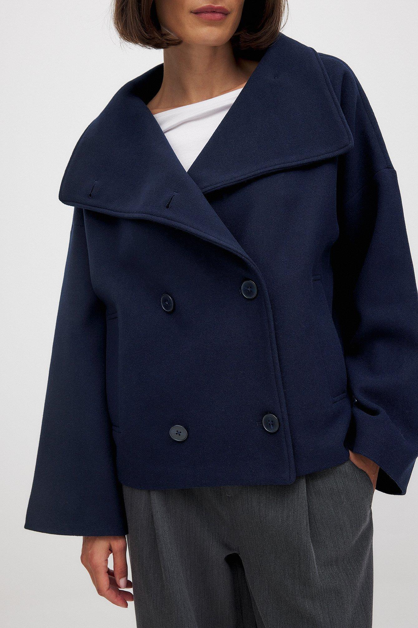 Double Breasted Short Coat Product Image