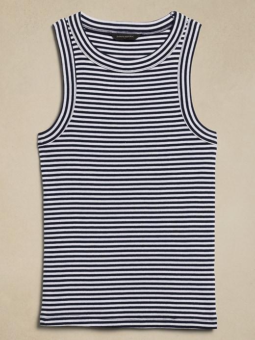 Ribbed Racer Tank Product Image