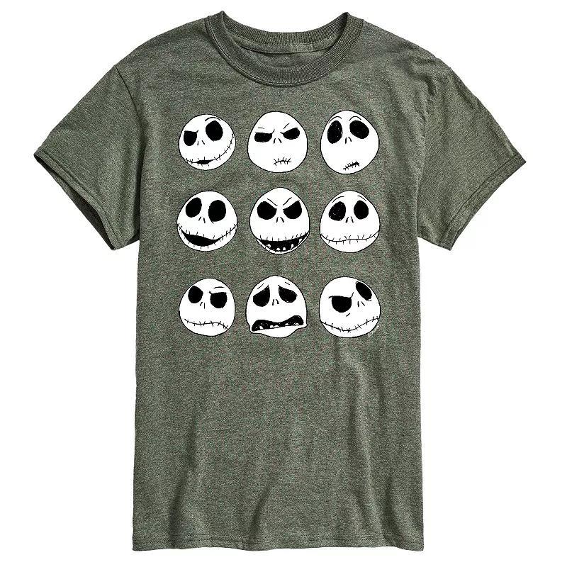 Disneys The Nightmare Before Christmas Jack Skellington Mens Grid Graphic Tee Product Image