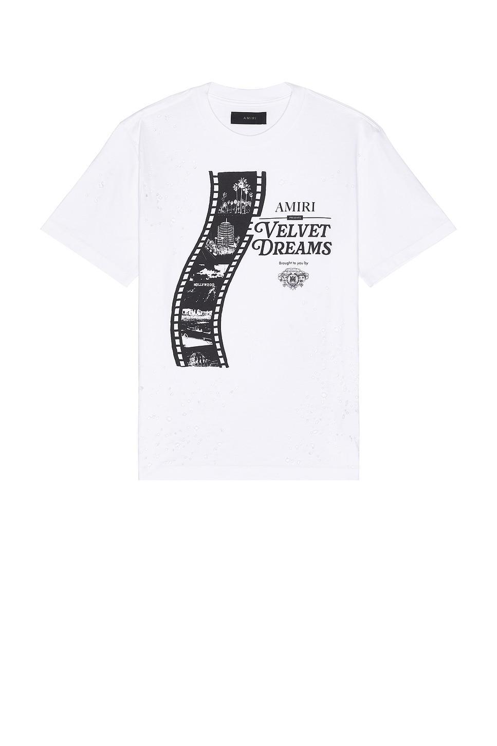 AMIRI Film Shotgun Tee In White Product Image