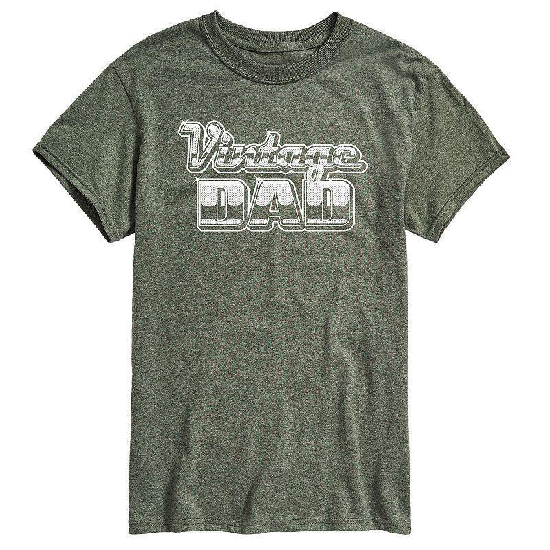 Mens Vintage Dad Chrome Graphic Tee Product Image