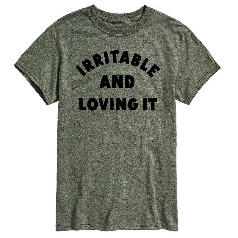 Mens Irritable And Loving It Tee Product Image