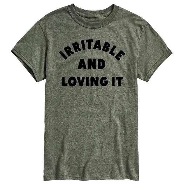 Mens Irritable And Loving It Tee Product Image