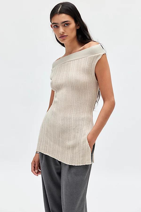 Silence + Noise Emily Off-The-Shoulder Tunic Sweater Womens at Urban Outfitters Product Image