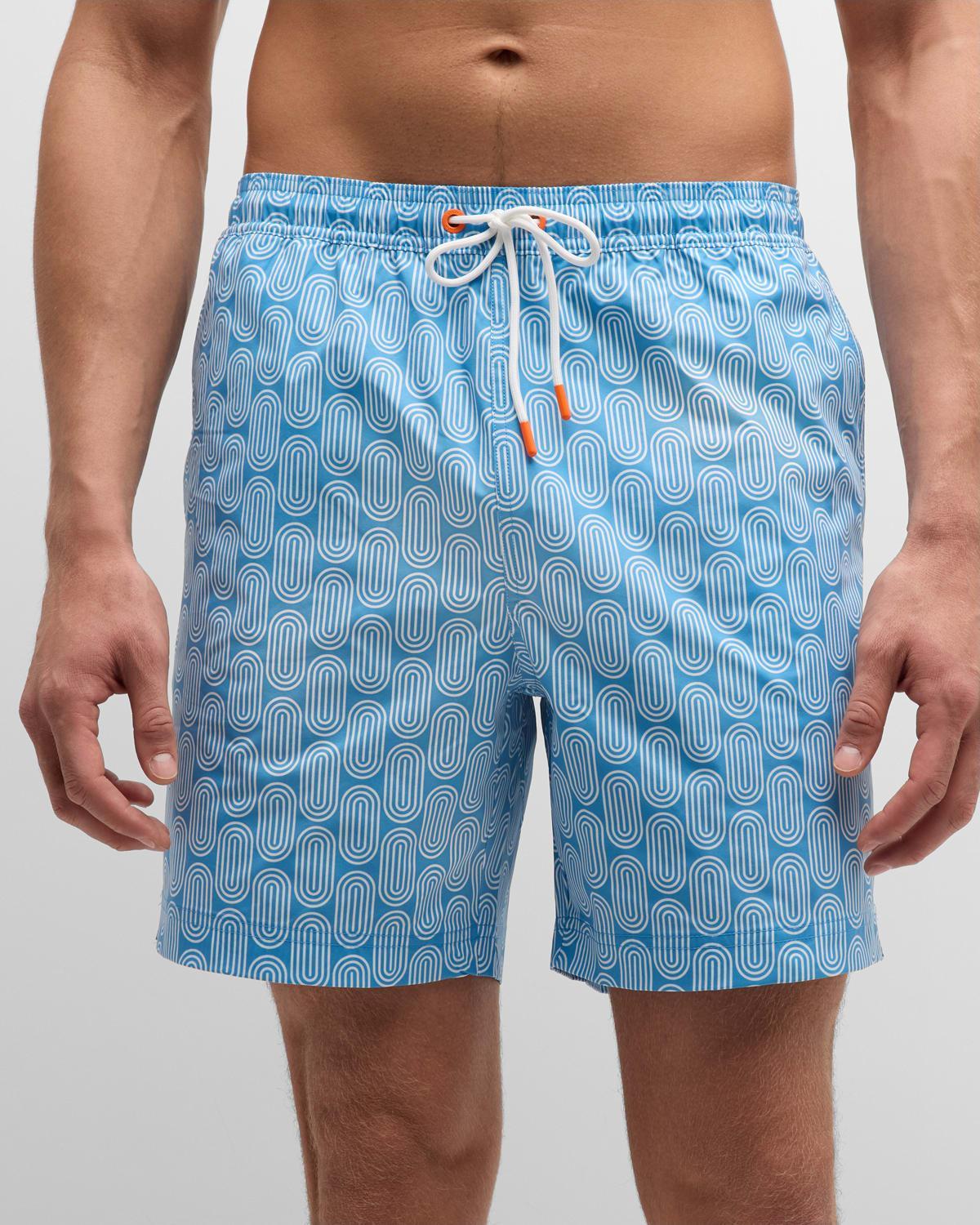 Mens Gia Geometric Swim Shorts Product Image