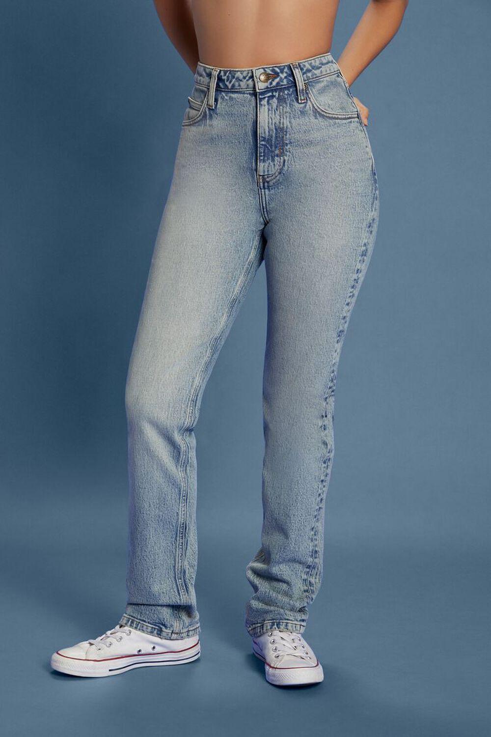 Lee High-Rise Straight Jeans | Forever 21 Product Image