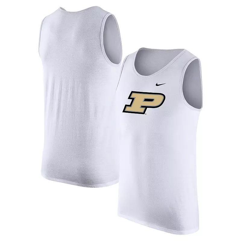 Nike Mens White Purdue Boilermakers Tank Top Product Image