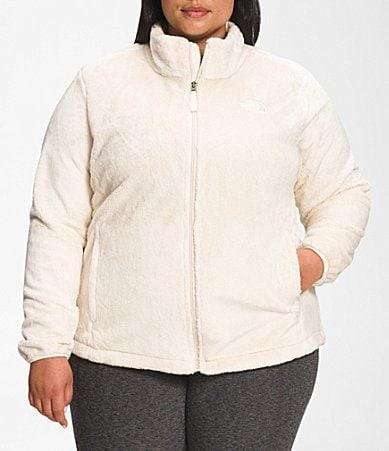 The North Face Plus Size Osito Raschel Fleece Stand Collar Zip Front Jacket Product Image