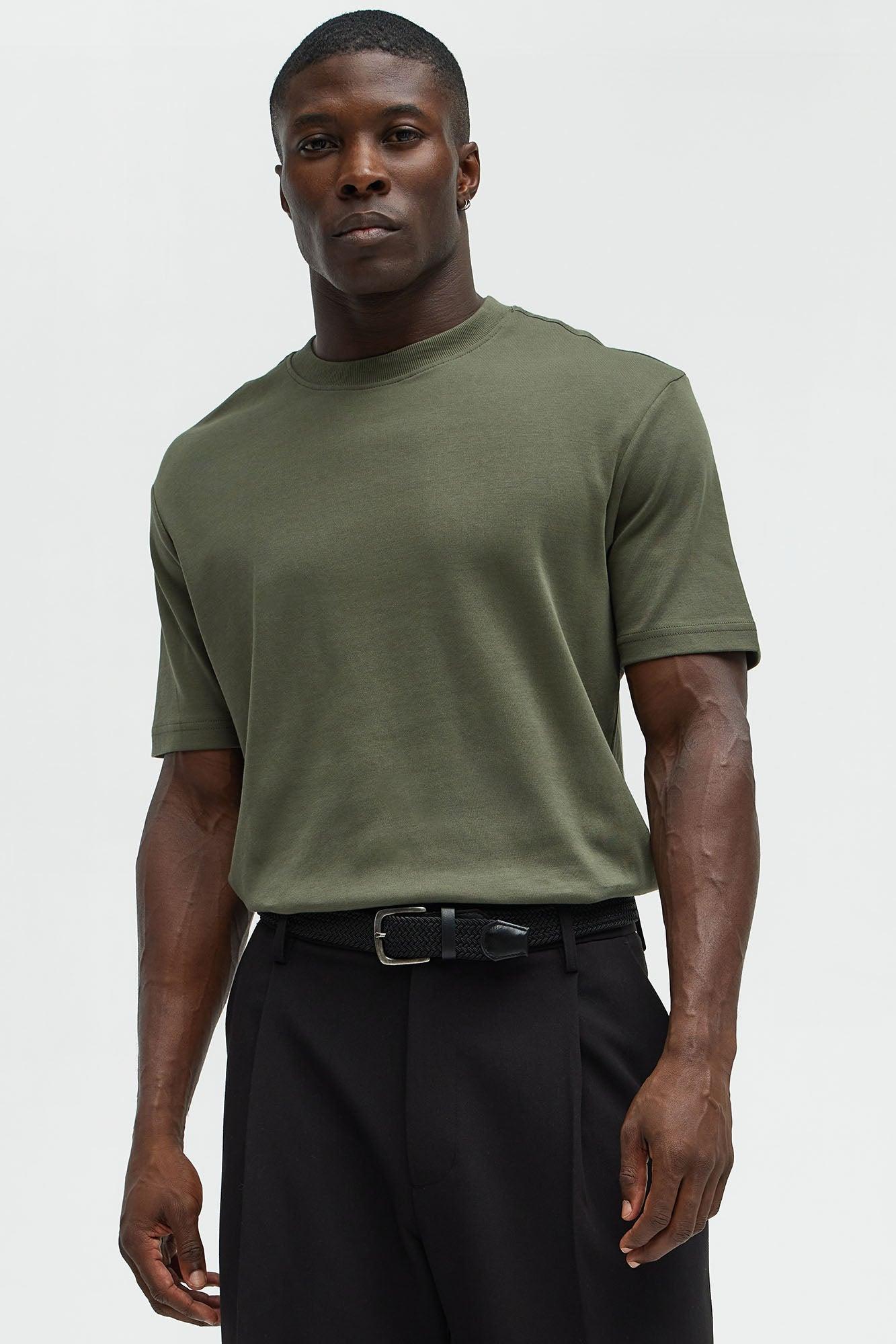 Davison Premium Short Sleeve Tee - Olive Product Image