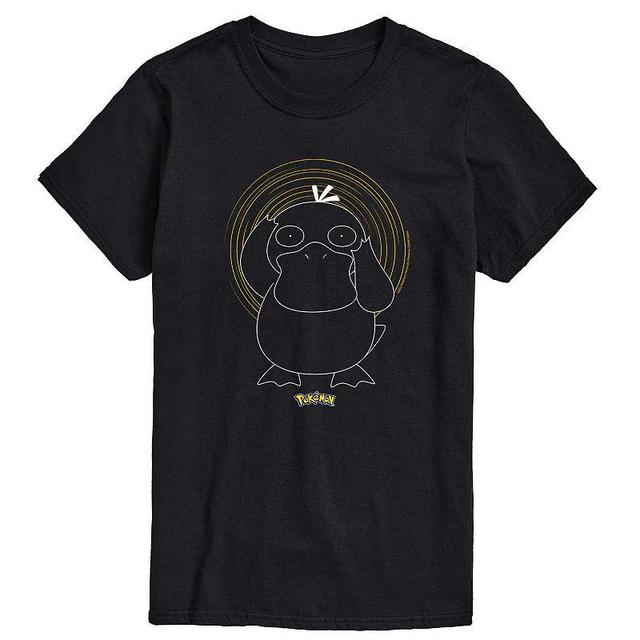 Mens Pokemon Psyduck Spiral Tee Product Image