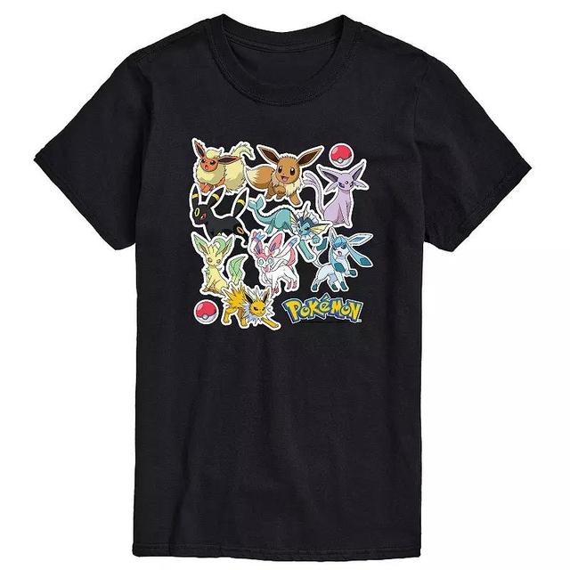 Mens Pokemon Stickers Tee Product Image