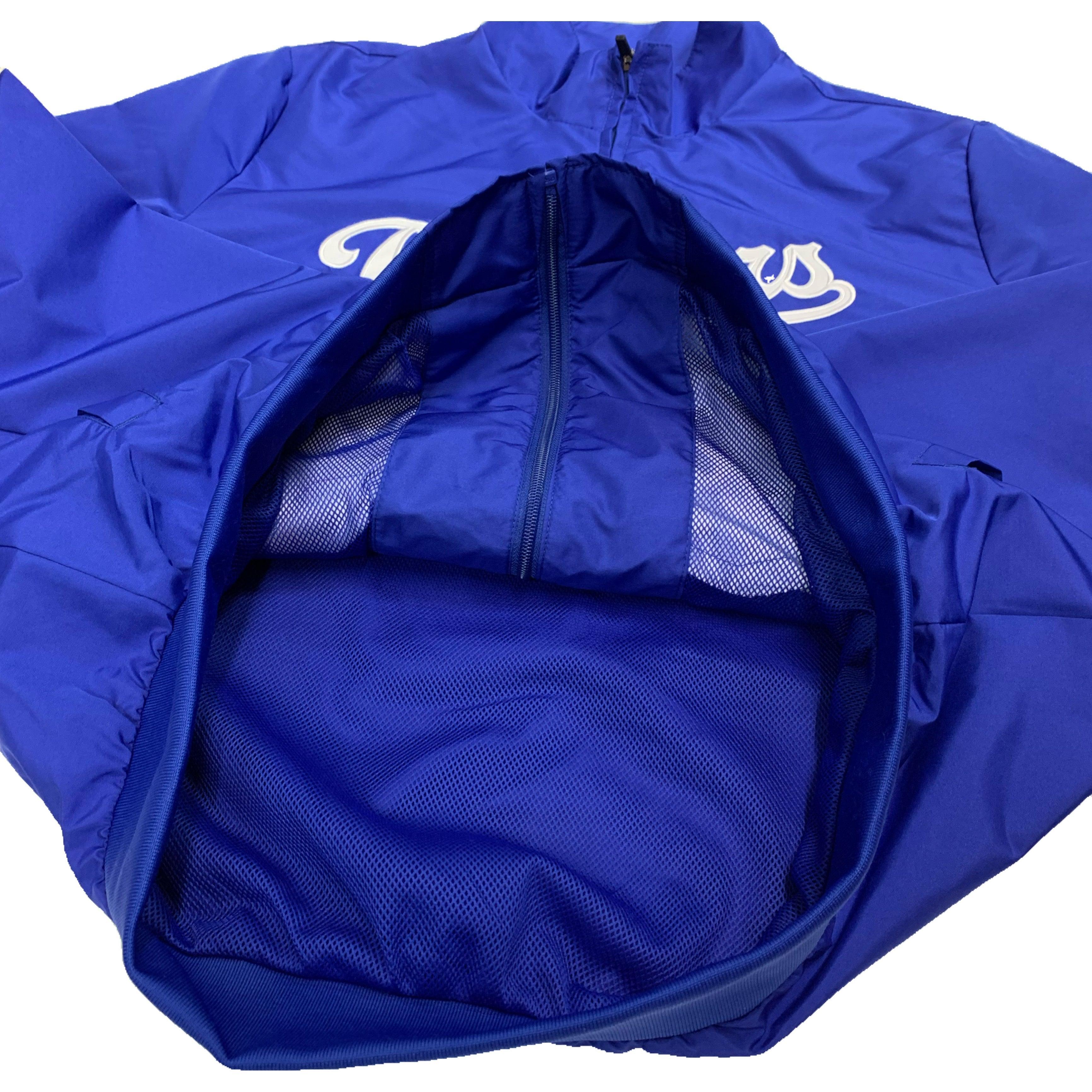 Los Angeles Dodgers Zipper Windbreaker - Blue Male Product Image