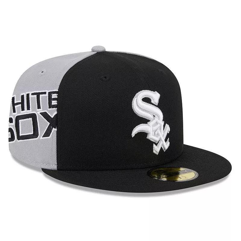 Mens New Era /Gray Chicago White Sox Gameday Sideswipe 59FIFTY Fitted Hat Product Image