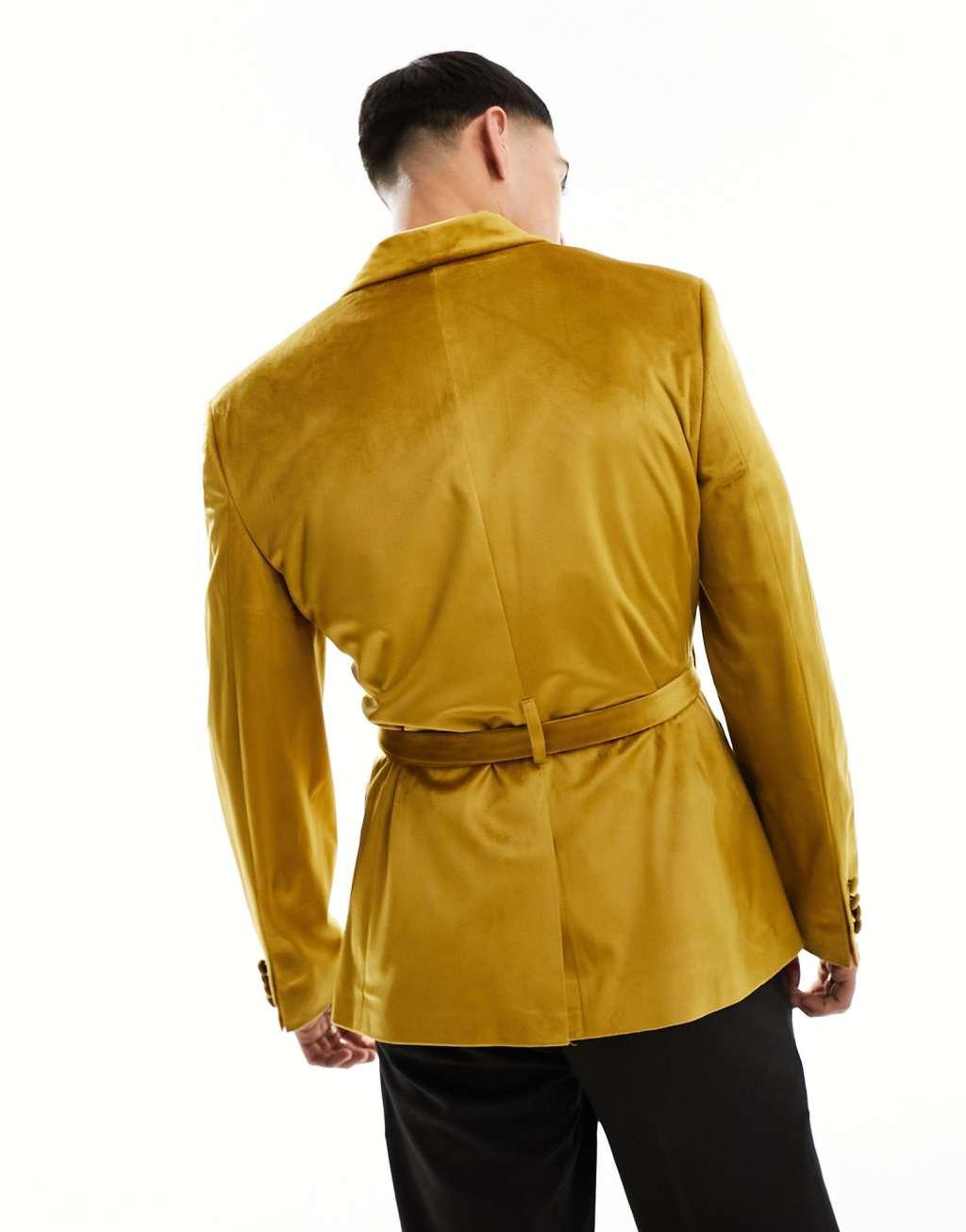 ASOS DESIGN super skinny smoking jacket Product Image