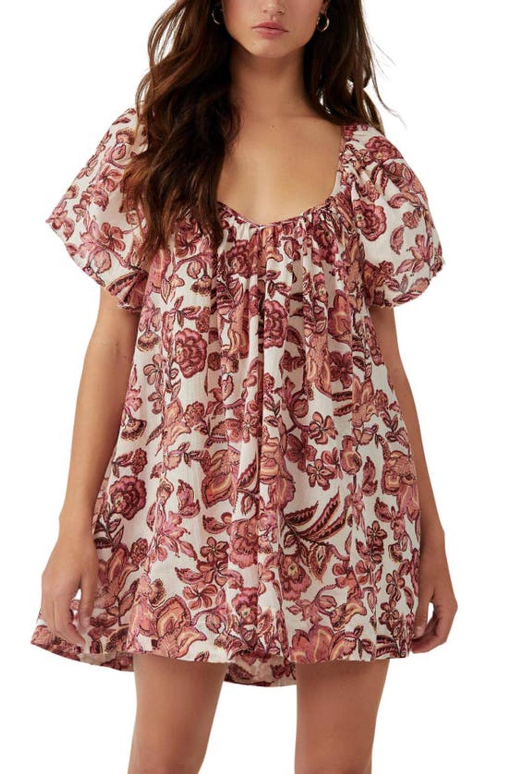 Kauai Print Tunic Top In Ivory Combo Product Image