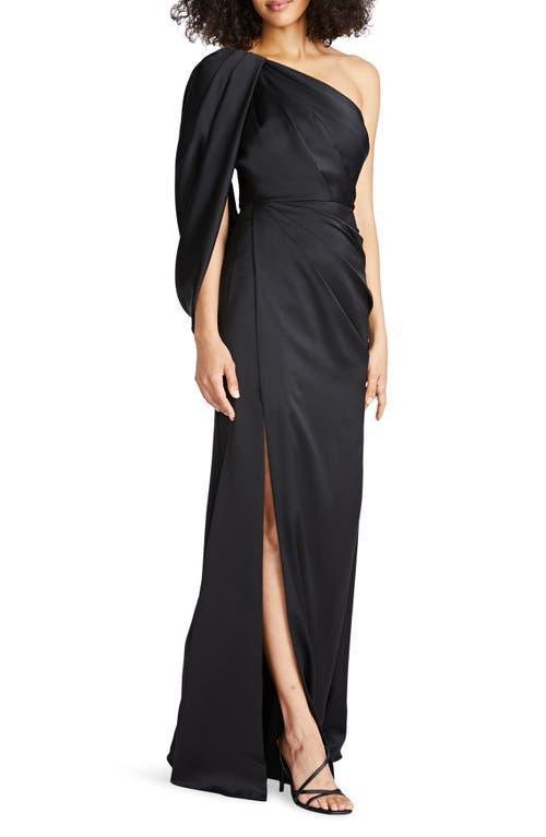 Theia Tori Drape One-Shoulder Gown Product Image