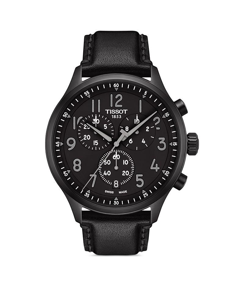 Tissot Chrono XL Chronograph Leather Strap Watch, 45mm Product Image