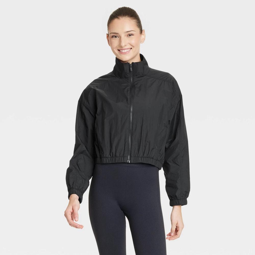 Womens Lightweight Windbreaker - All In Motion Black XXL Product Image