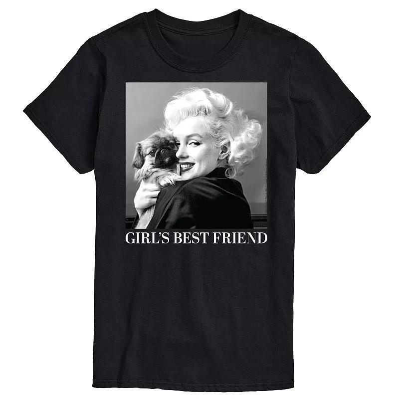 Mens Marilyn Monroe GRL PWR Tee Black Product Image