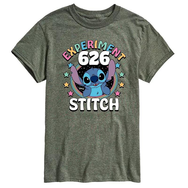 Disneys Lilo & Stitch Mens Experiment 626 Graphic Tee Grey Green Product Image