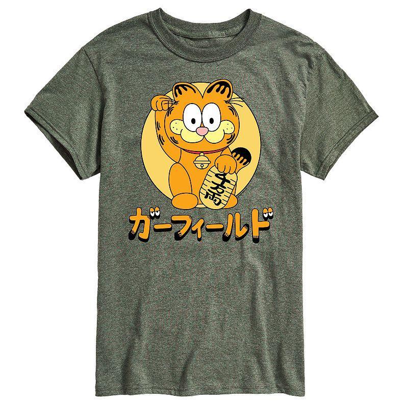 Mens Garfield Lucky Cat Garfield Graphic Tee Product Image