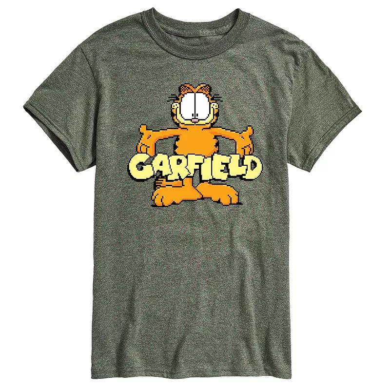 Mens Garfield Standing Logo Graphic Tee Product Image