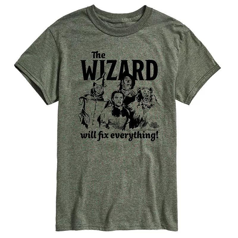 Mens Wizard Of Oz Wizard Will Fix Everything Graphic Tee Product Image