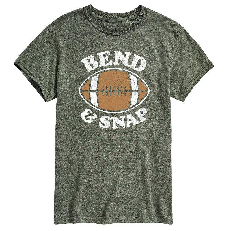 Mens Bend And Snap Football Graphic Tee Product Image