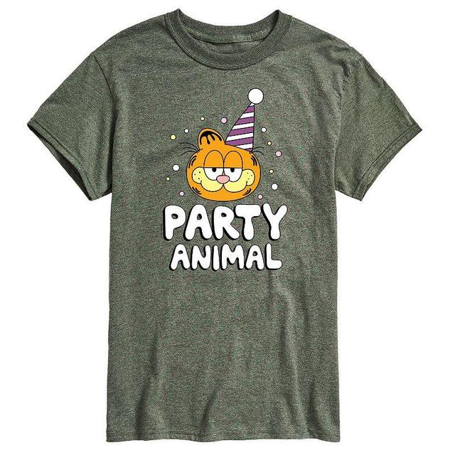 Mens Garfield Party Animal Graphic Tee Product Image