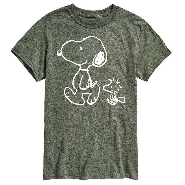 Mens Peanuts Snoopy Walk Tee Product Image