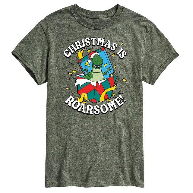 Disney / Pixars Toy Story 4 Rex Mens Christmas Is Roarsome Graphic Tee Product Image