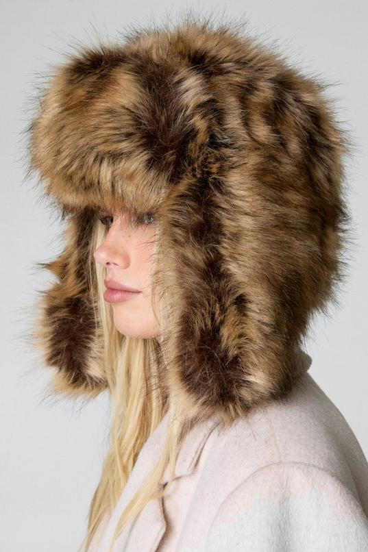 Faux Fur Trapper Hat Product Image