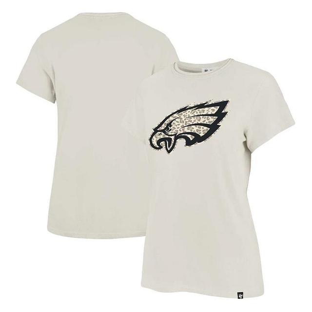 Womens 47 Cream Philadelphia Eagles Panthera Frankie T-Shirt Product Image