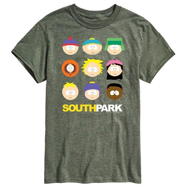 Mens South Park Face Grid Tee Product Image