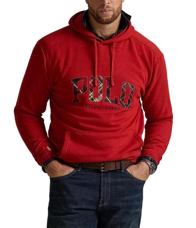 Polo Ralph Lauren Big & Tall RL Fleece Plaid Logo Hoodie Product Image