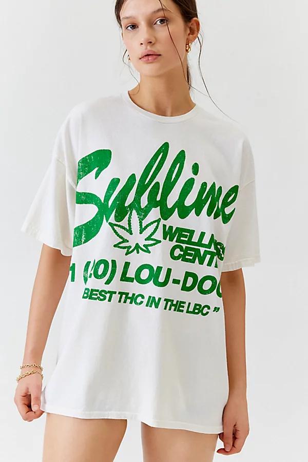 Sublime Wellness Oversized Graphic Tee Womens at Urban Outfitters Product Image