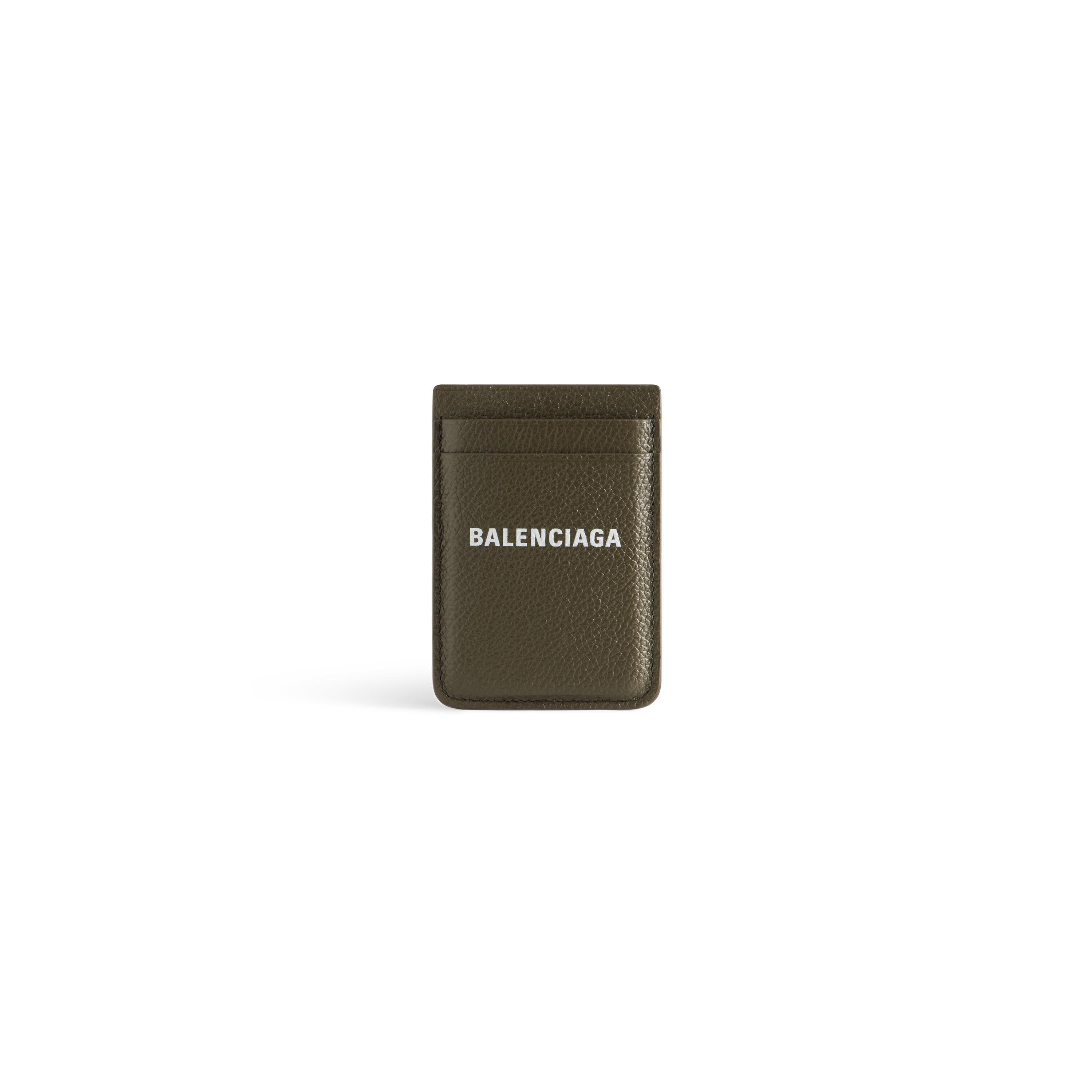 Men's Cash Magnet Card Holder in Dark Green Product Image