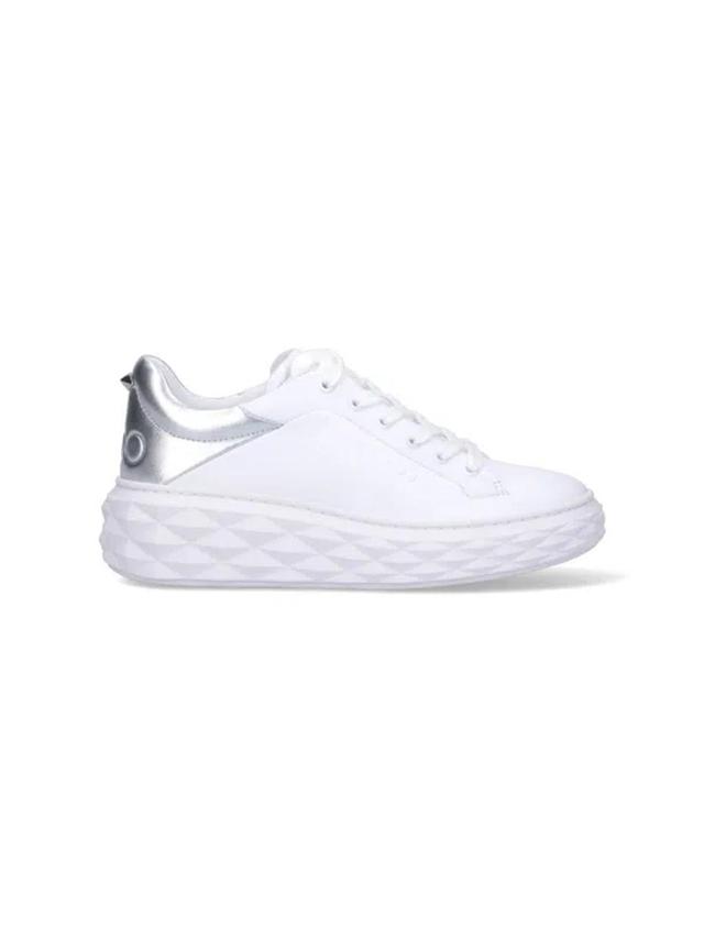 "diamond Maxi" Sneakers In White Product Image