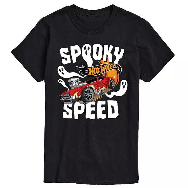 Big & Tall Hot Wheels Spooky Speed Graphic Tee, Mens Black Product Image