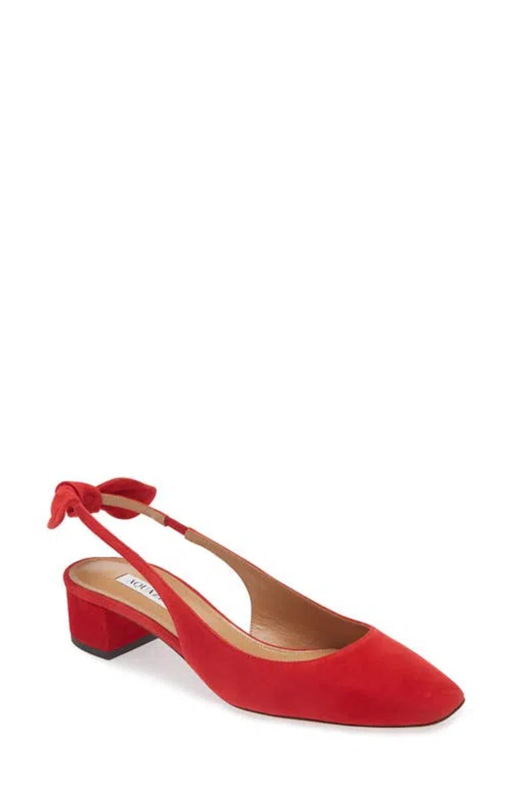 Very Bow Tie Slingback Pump In Red Product Image