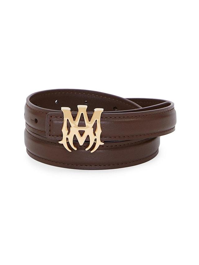 Mens MA Logo Buckle Belt Product Image