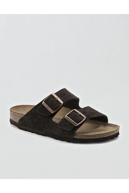 Birkenstock Mens Arizona Soft Footbed Suede Sandal Mens Brown 43 (US 10) Product Image