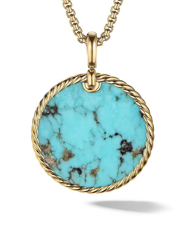 Womens Elements 18K Yellow Gold & Gemstone Pendant Product Image