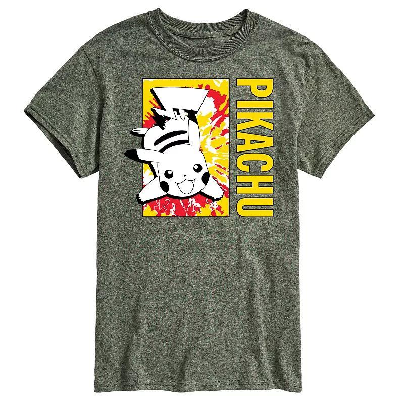 Mens Pokemon Tie Dye Pikachu Tee Product Image