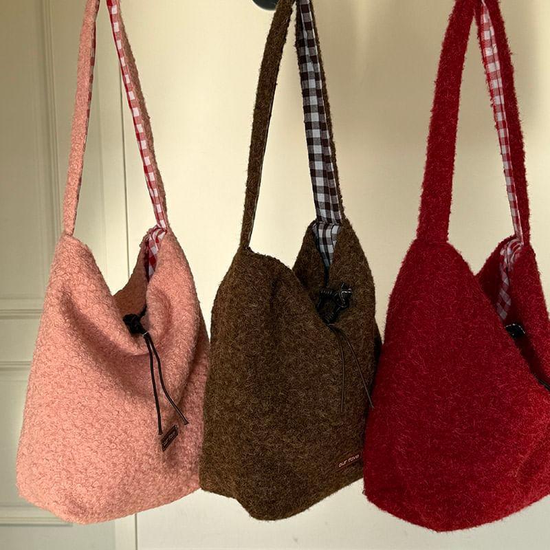 Faux Shearling Crossbody Bag Product Image