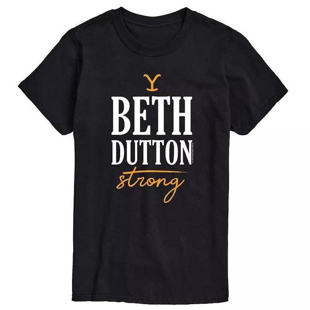 Big & Tall Yellowstone Beth Dutton Tee, Mens Product Image