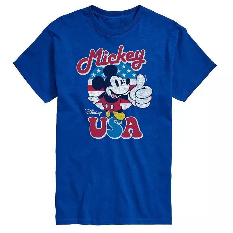 Disneys Mickey Mouse Mens USA Americana Graphic Tee Product Image