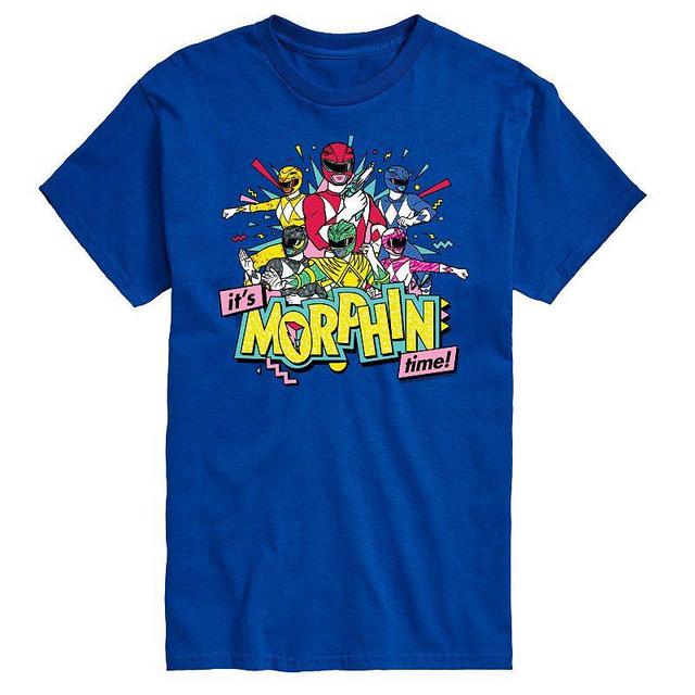 Big & Tall Power Rangers Morphin Time Group Graphic Tee, Mens Product Image